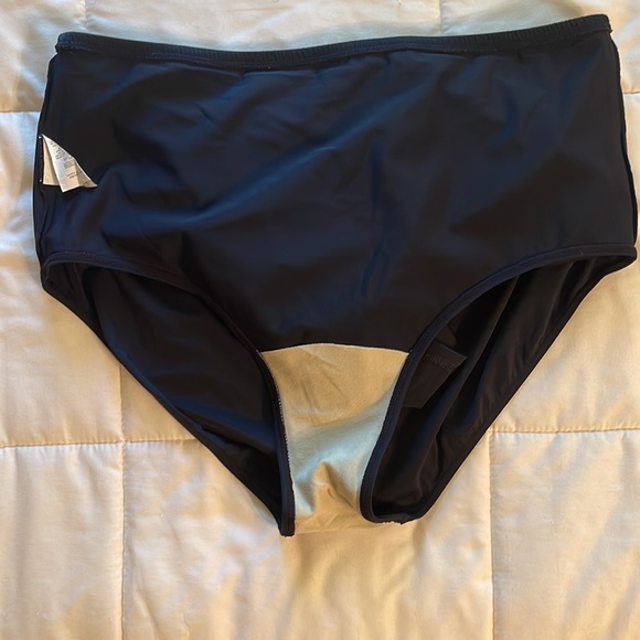 It Figures! Fit for QVC Swim Skort Bottom Black Size 18W - Picture 3 of 7